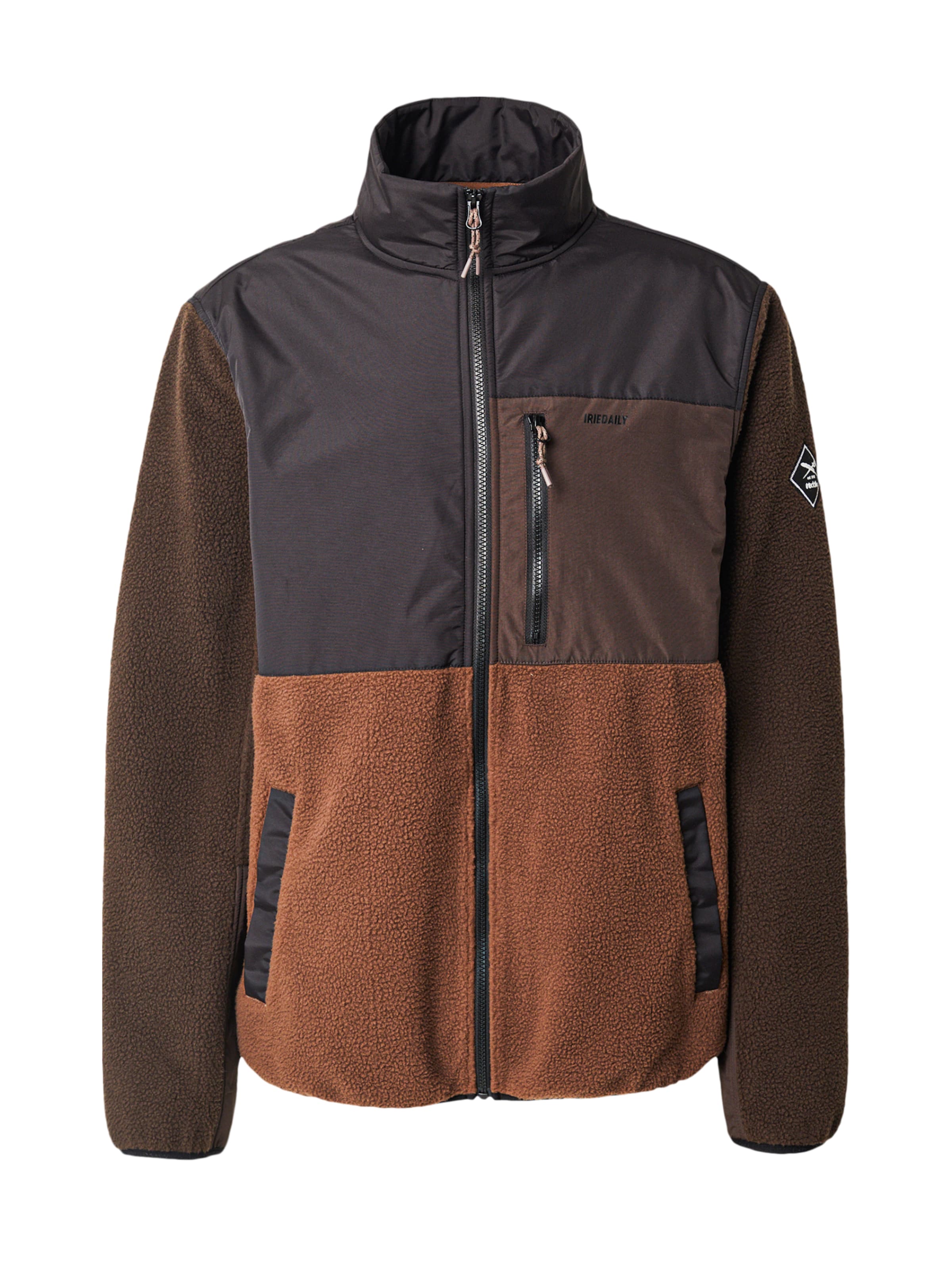 Iriedaily Fleecejakke 'Auf Deck' i brun: forside