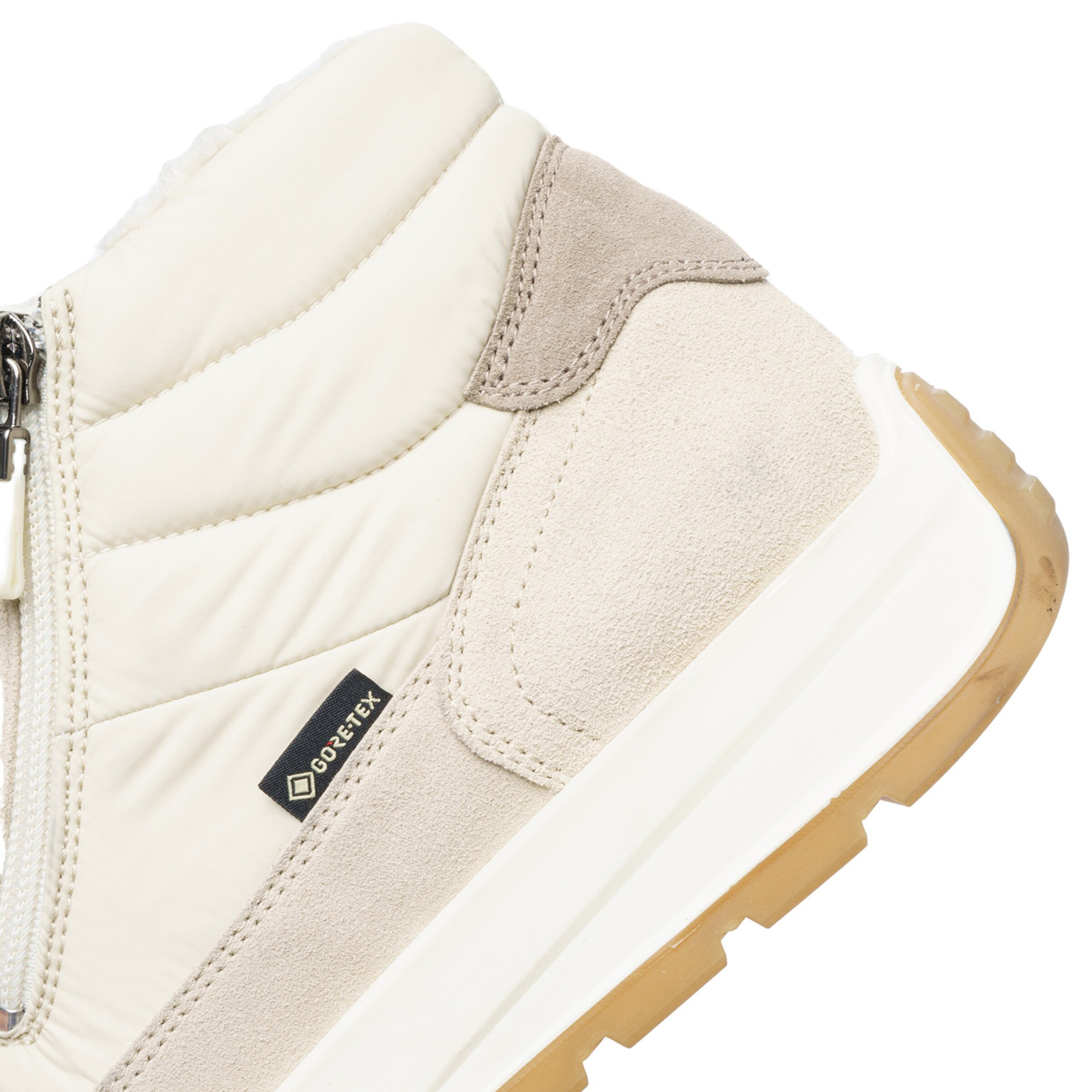 ARA Lace-Up Ankle Boots in Beige