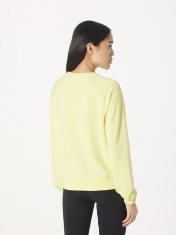 ONLY PLAY Athletic Sweatshirt 'FREI' in Yellow