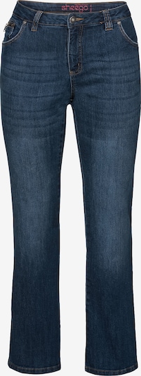 SHEEGO Jeans 'Maila' in de kleur Donkerblauw, Productweergave
