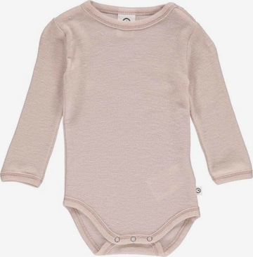 Tutina / body per bambino di Müsli by GREEN COTTON in rosa: frontale