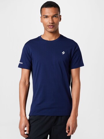 Superdry Sportshirt in Blau: Vorderseite