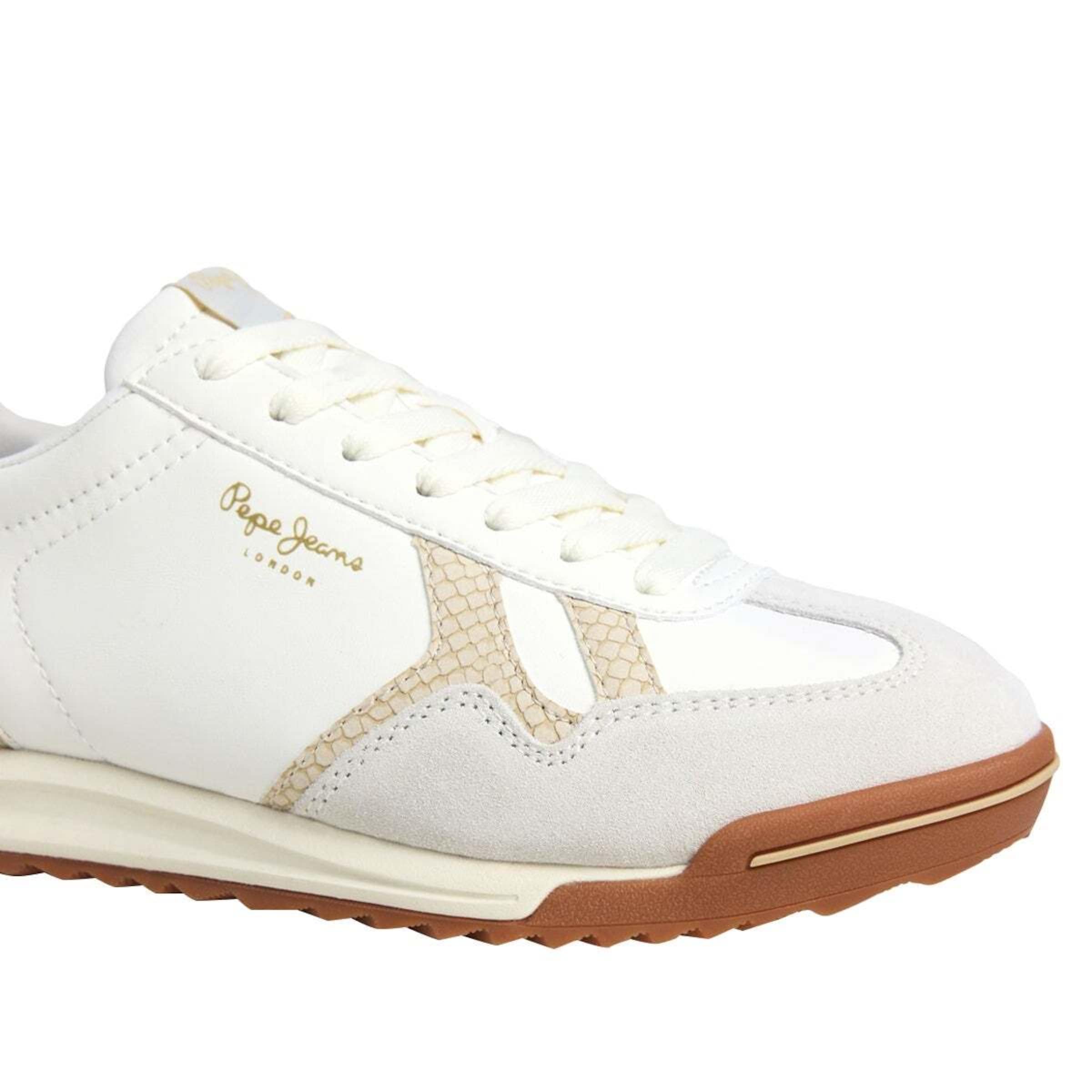 Pepe Jeans Sneaker 'Marvin Snake' in Weiß