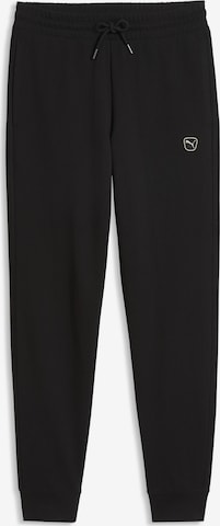 Pantalon 'Essentials Elevated' PUMA en noir : devant