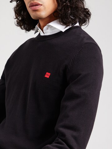 HUGO Pullover 'San Cassius' in Schwarz