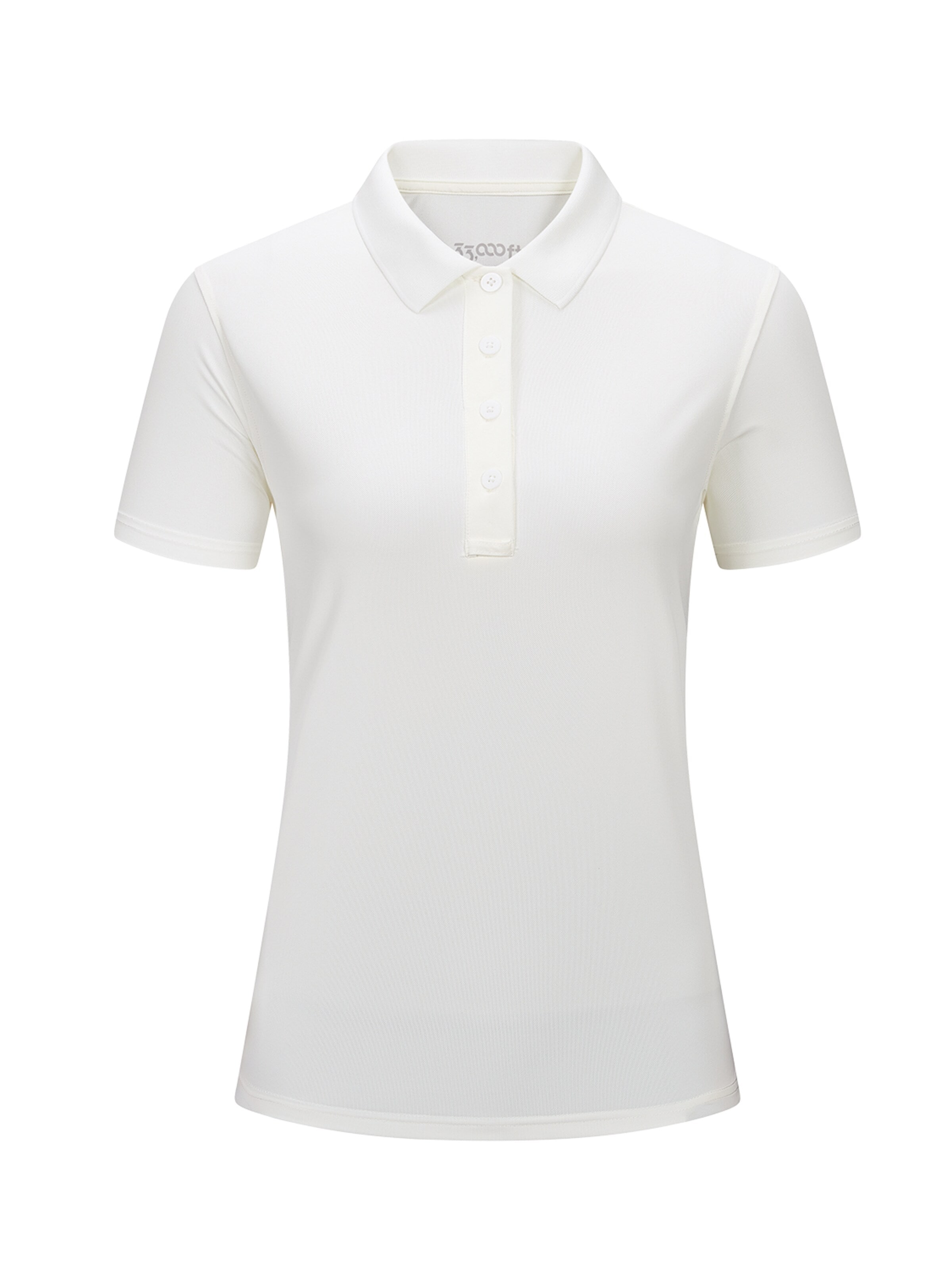 33,000ft Funktionsshirt '33,000ft Womens Polo Shirt'‌‌‌‌‌‌‌‌ in Weiß: Vorderseite