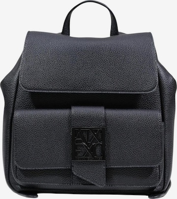 ARMANI EXCHANGE Rygsæk i sort: forside