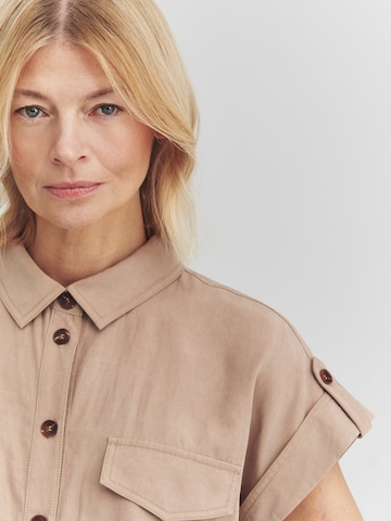 TATUUM Jumpsuit 'Tamasi' in Beige