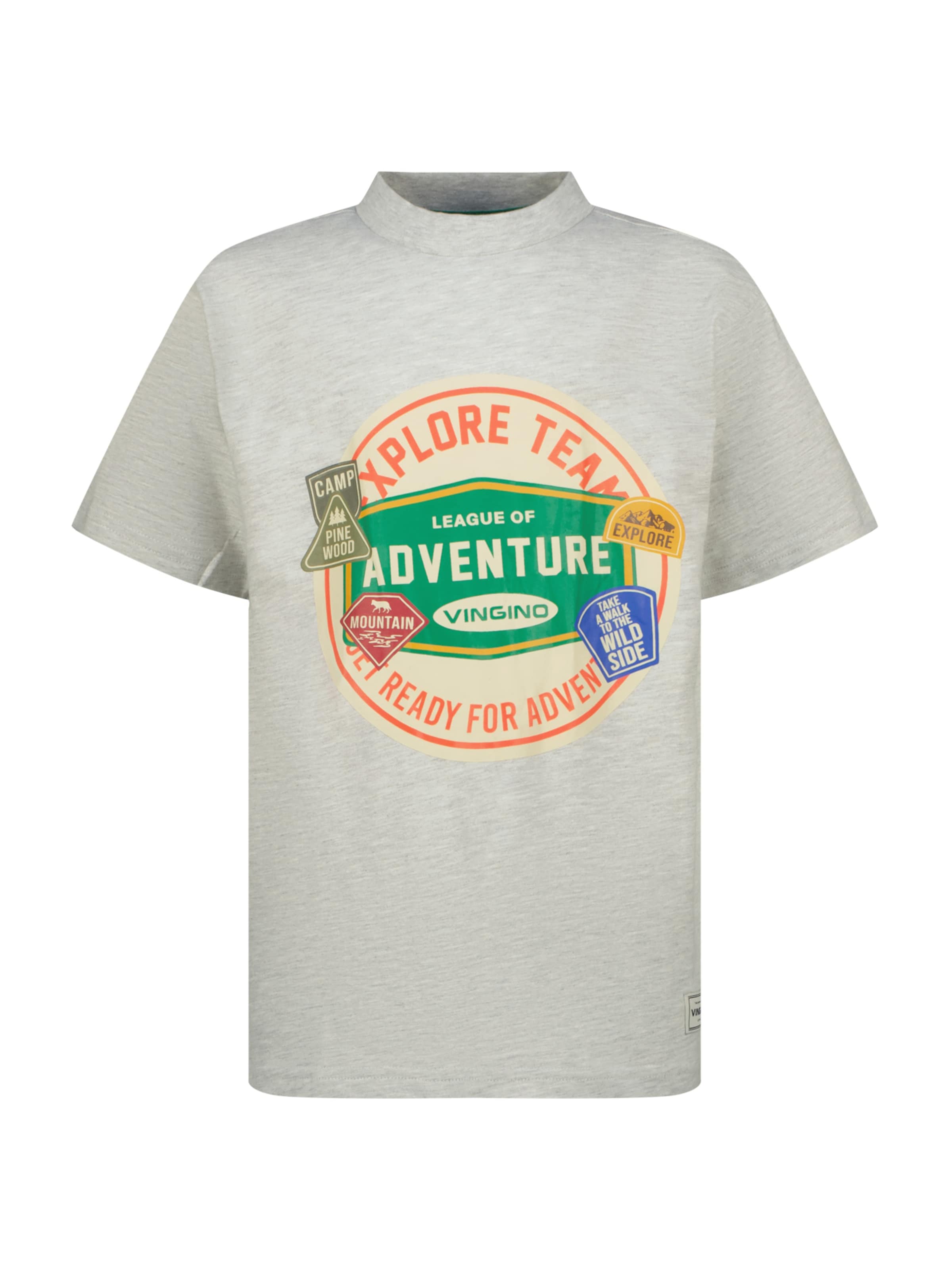 VINGINO Tričko 'Hunson' - Sivá: predná strana