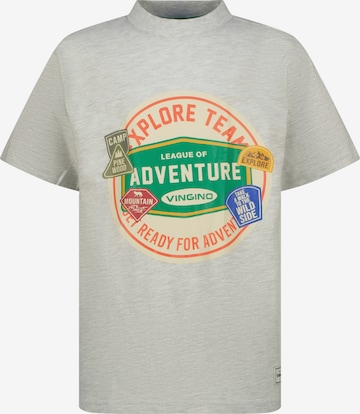 pilka VINGINO Marškinėliai 'Hunson': priekis