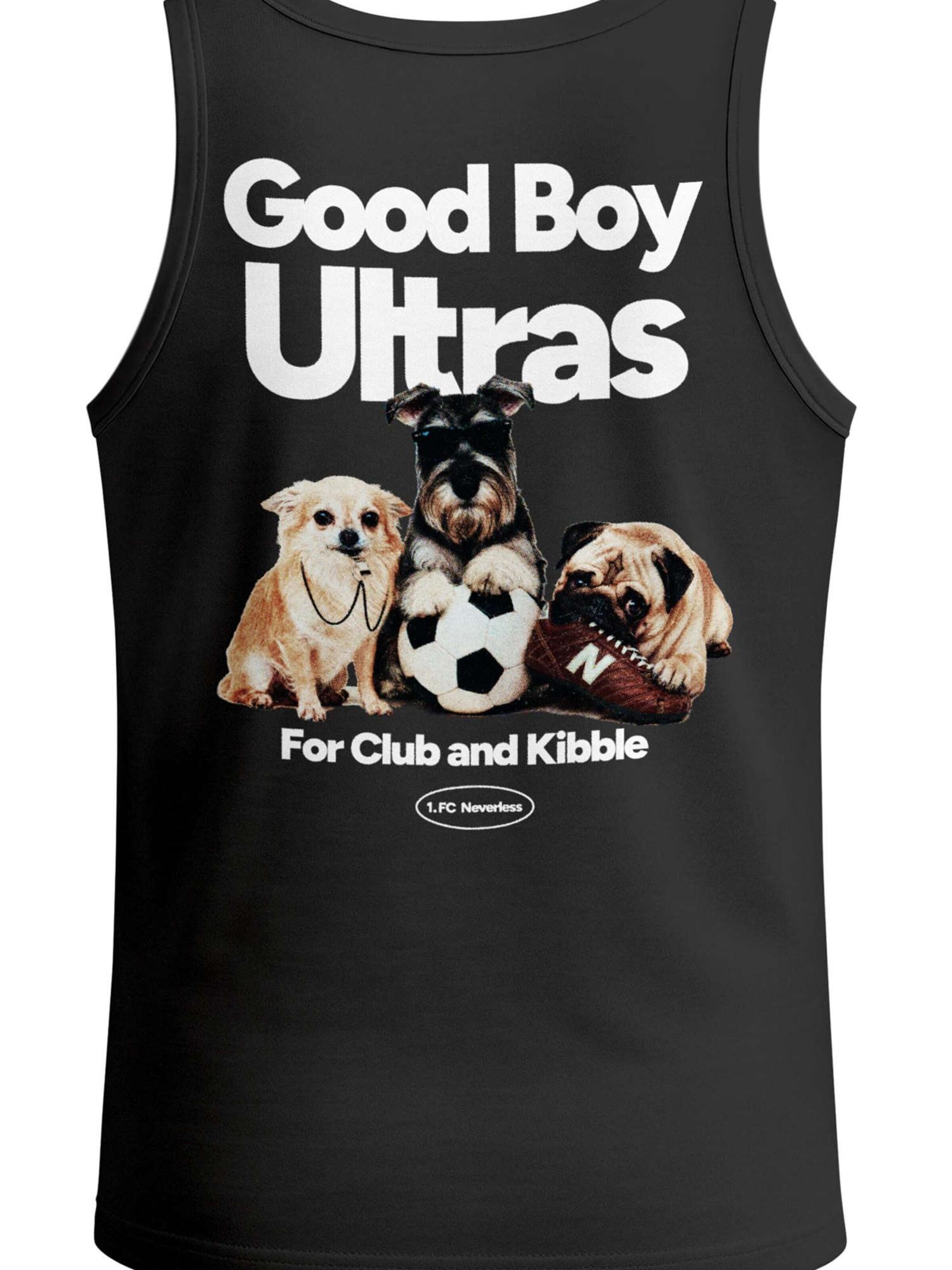 Neverless Shirt 'Good Boy Ultras' in Black: front