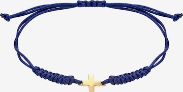 ELLI Bracelet 'Kreuz' in Blue: front