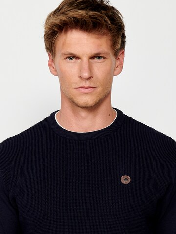Pull-over 'Punto' KOROSHI en bleu