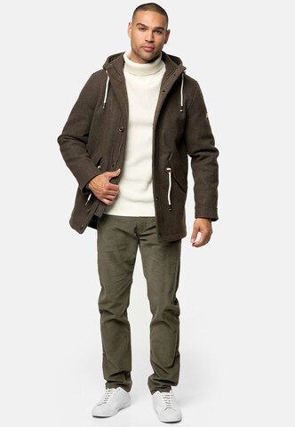 INDICODE JEANS Winter Jacket ' Christof ' in Brown