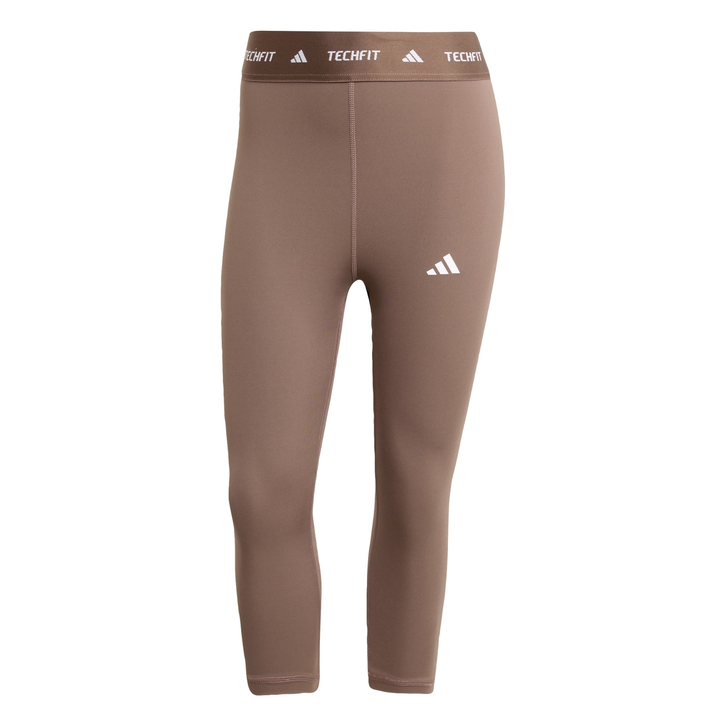 ADIDAS PERFORMANCE - Skinny Leggings en marrón: frente