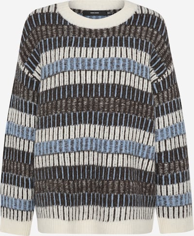 Megztinis 'VMTIFFANY' iš Vero Moda Petite, spalva – smėlio spalva / šviesiai mėlyna / juoda, Prekių apžvalga