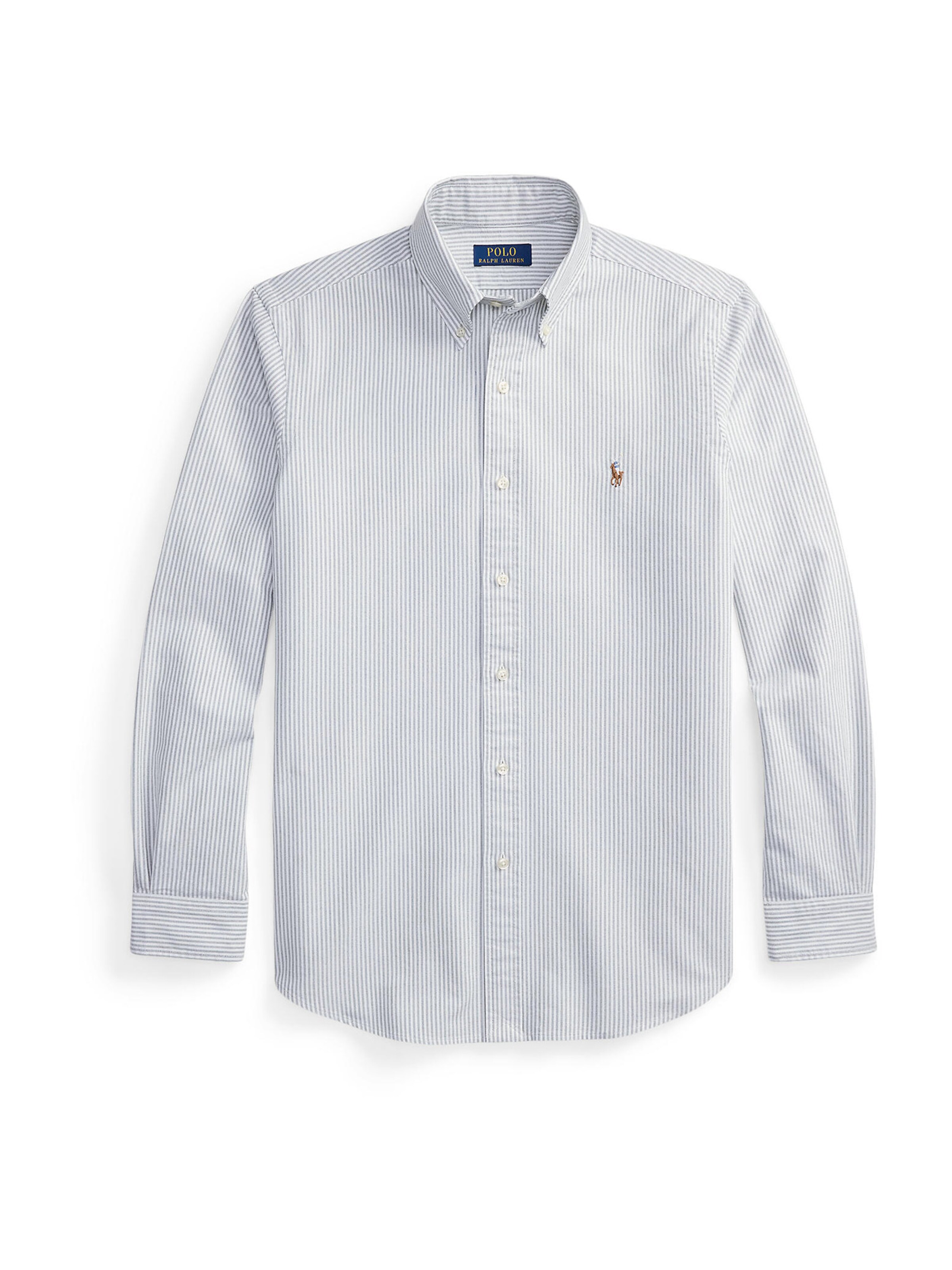 Polo Ralph Lauren Рубашка 'CLASSIC' в Цвет морской волны / Белый, Обзор товара