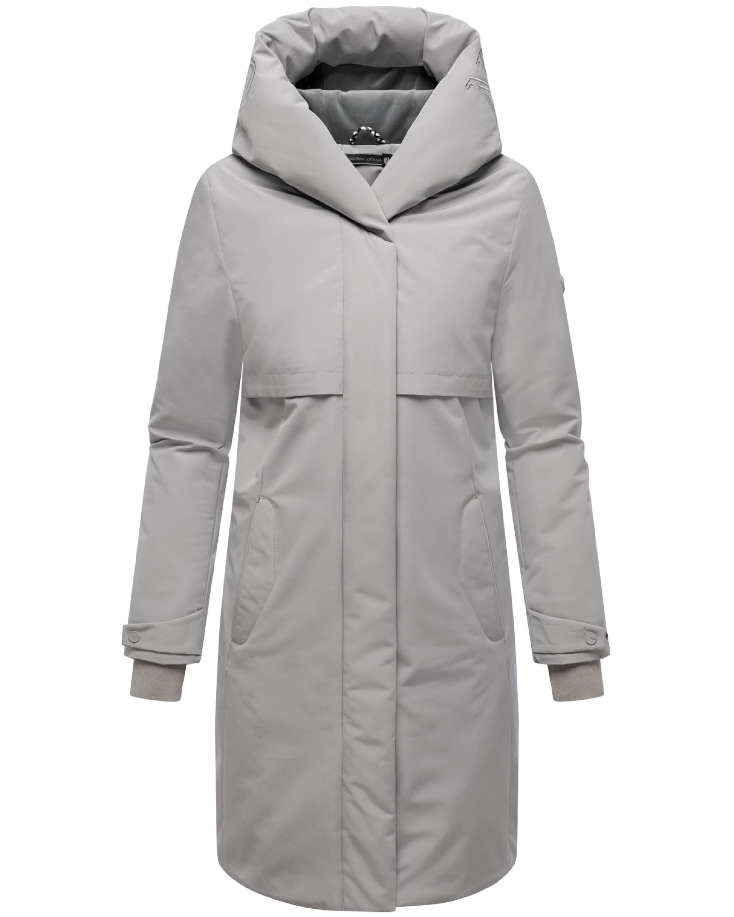 NAVAHOO Зимно палто 'Domingaa 14' в сиво: отпред