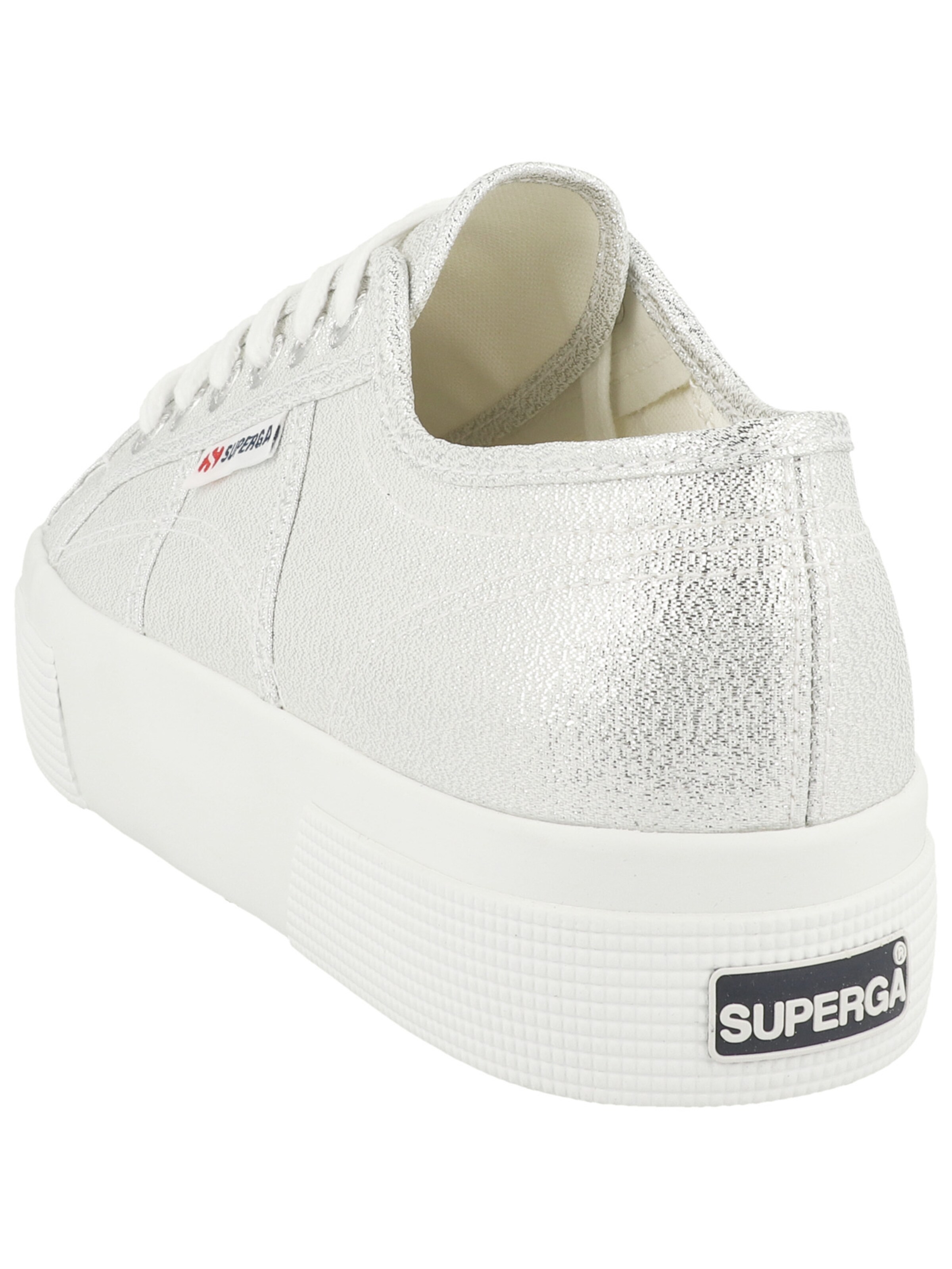 SUPERGA Sneakers laag 'Lame' in Zilver