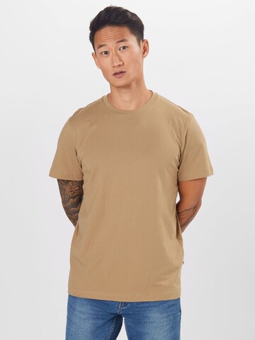 SELECTED HOMME T-Shirt 'Norman' in Braun: predná strana