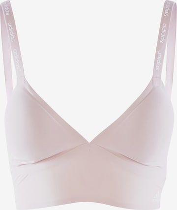 ADIDAS SPORTSWEAR Triangel BH ' LONGLINE BRALETTE ' in Roze: voorkant