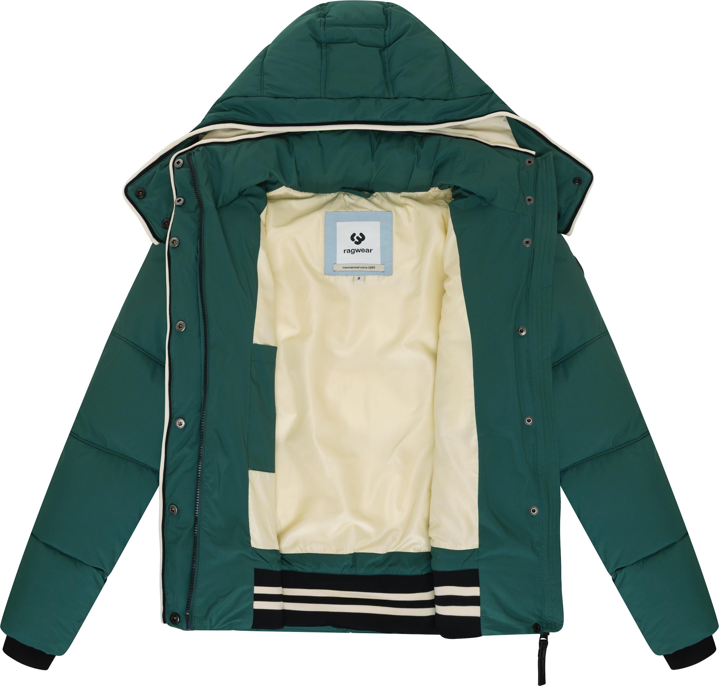 Ragwear Winterjacke 'Gleama' in Grün