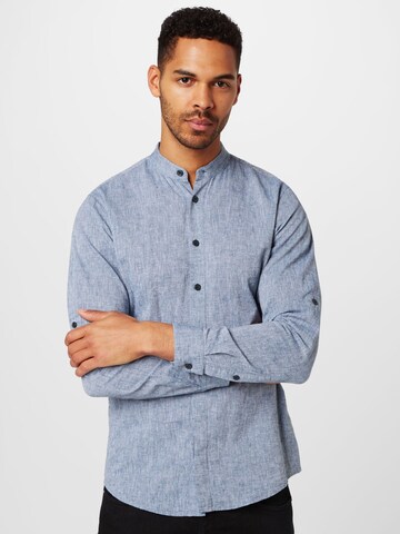 STRELLSON Regular fit Button Up Shirt in Blue: front