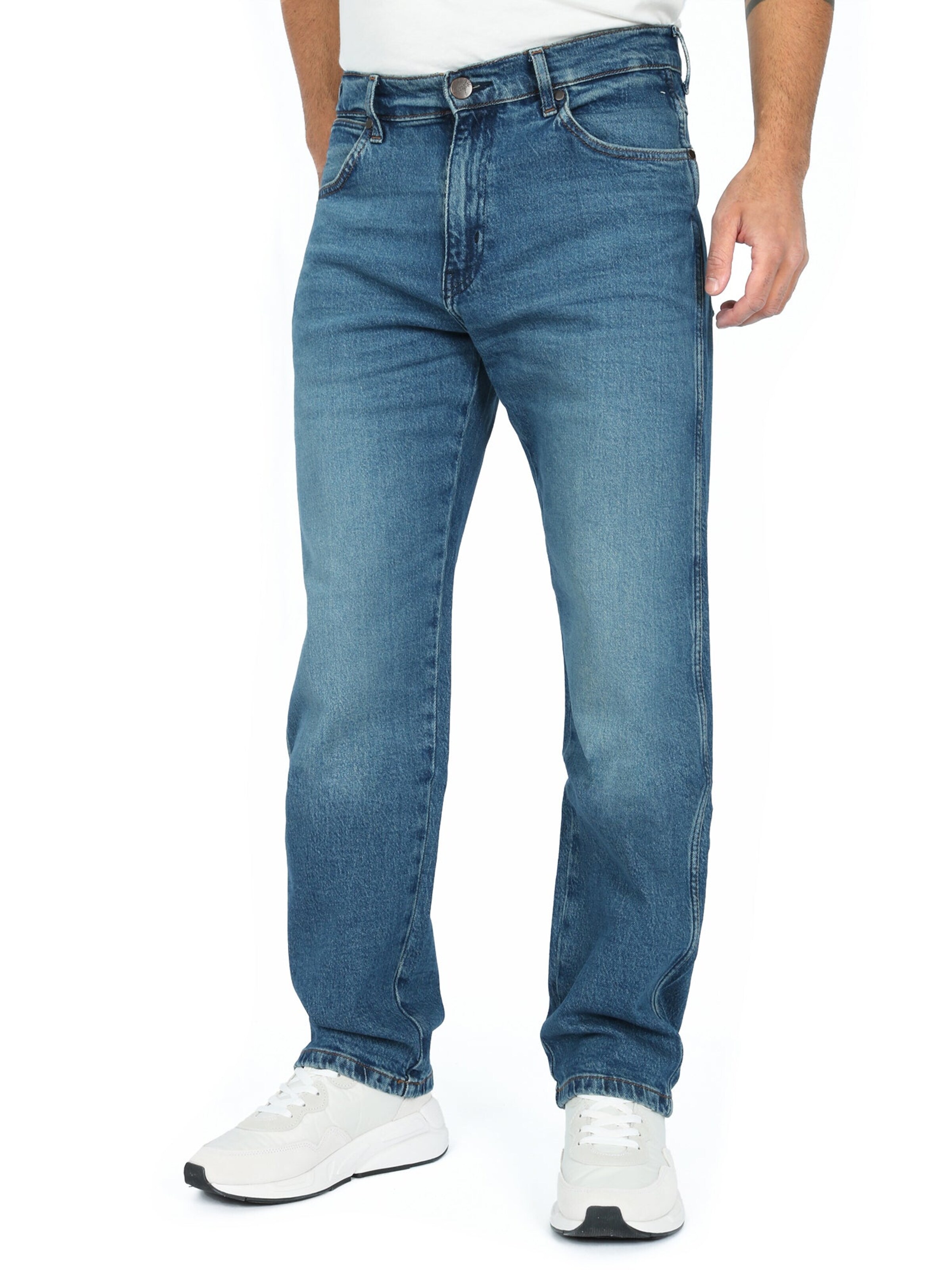 WRANGLER Loose fit Jeans 'RELAXED FRONTIER' in Blue