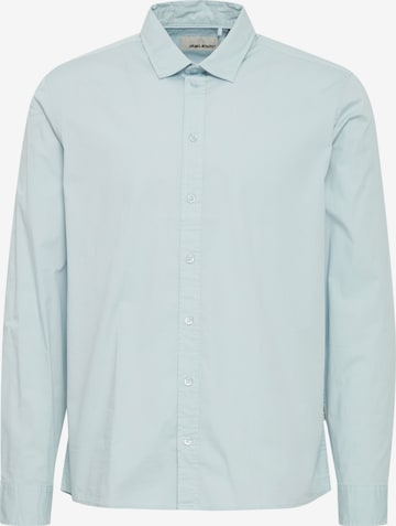 Chemise BLEND en bleu : devant