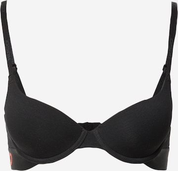 Sutien de tricou Sutien de la HUGO Red pe negru: față