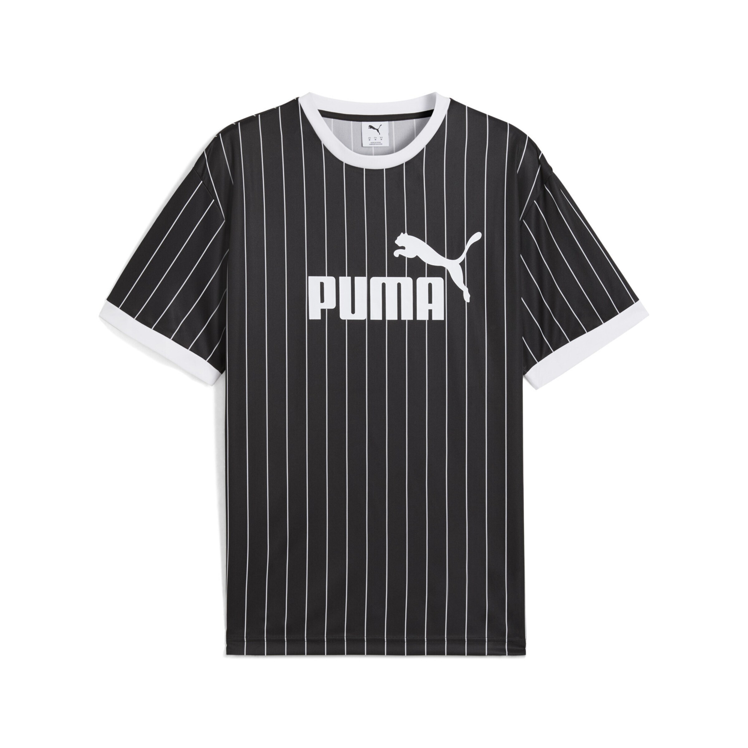 PUMA Performance Shirt 'Essentials' in Black: front