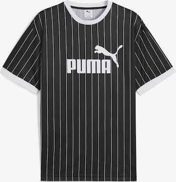 PUMA Performance Shirt 'Essentials' in Black: front