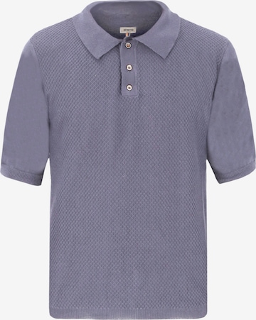 Distretto12 Poloshirt 'Zed' in Blau: Vorderseite