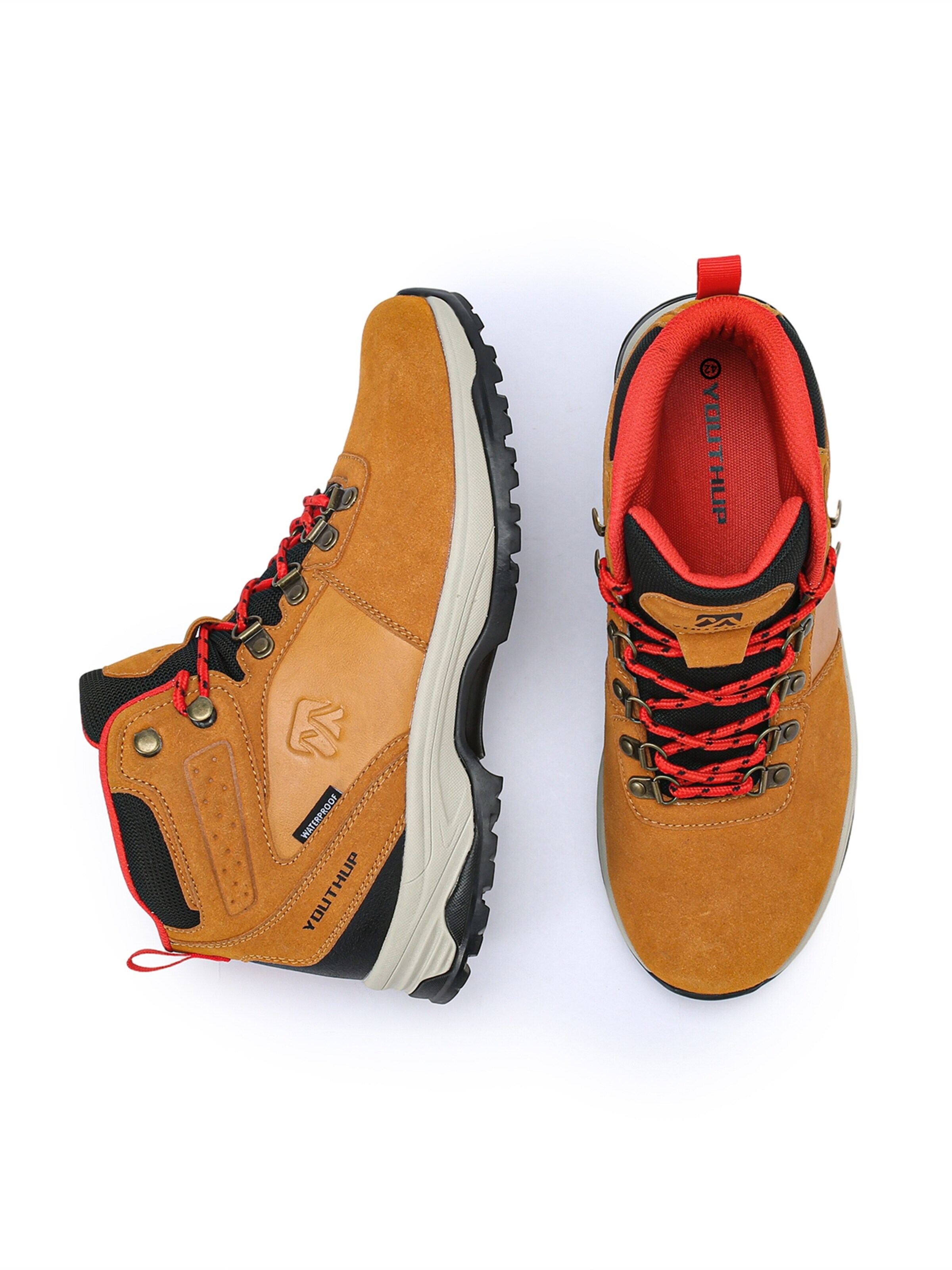 YOUTHUP Sneaker high 'SCHUTZENGEL' in Braun