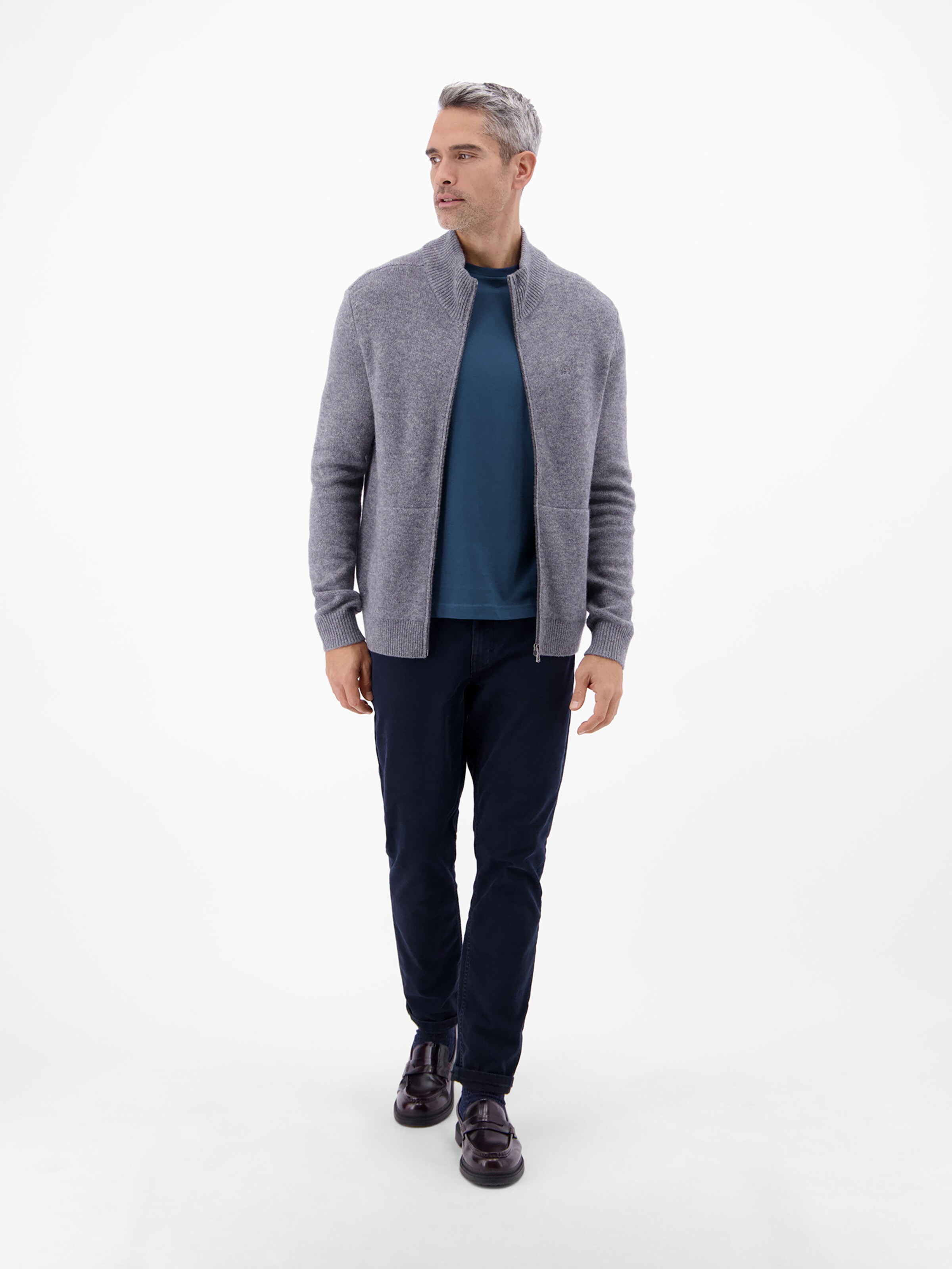 T-Shirt LERROS en bleu : devant