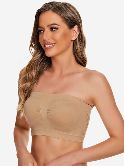 Magicshe Top 'Tube Top' in beige, Produktansicht