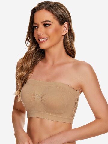 Magicshe Top 'Tube Top' in Beige: Vorderseite
