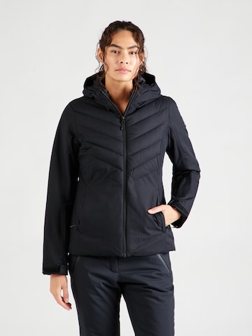4F Athletic Jacket 'F122' in Black: front