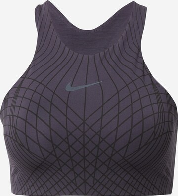 NIKE Bustier Sportmelltartók - szürke: elől