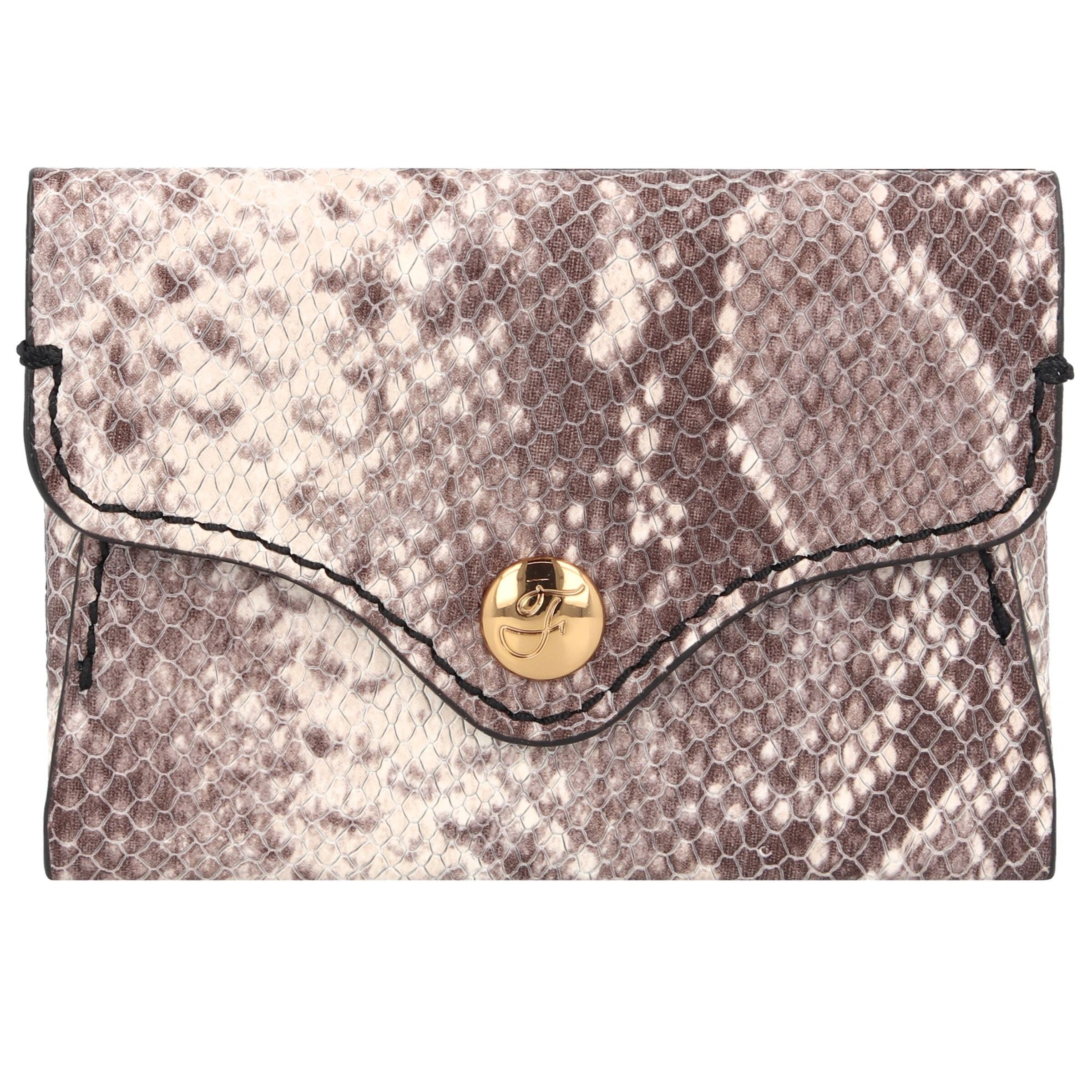 FOSSIL Portemonnee 'Heritage' in Bruin: voorkant