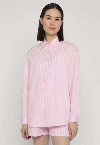 Estelou - Blusa em rosa: frente