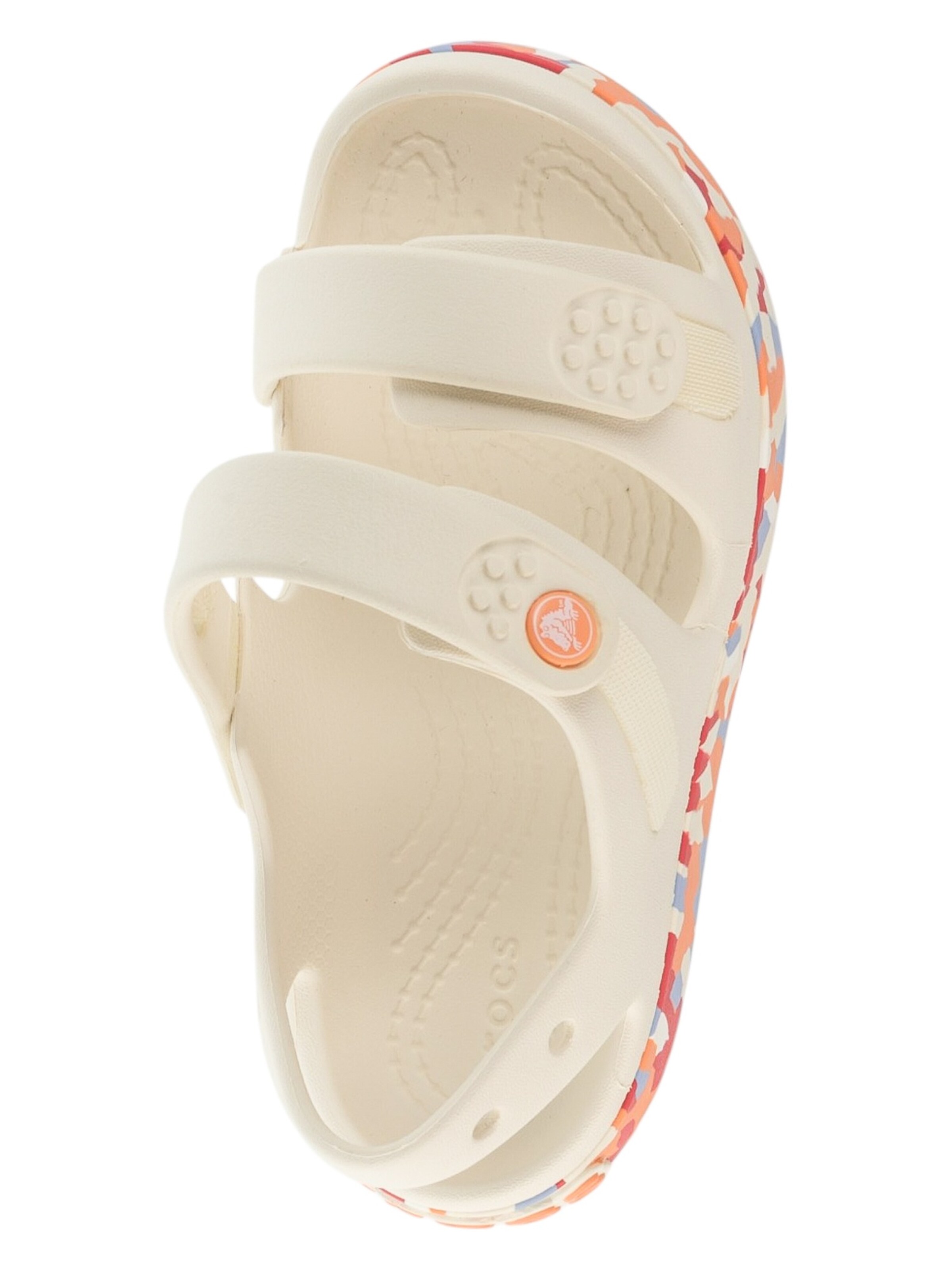 Crocs Sandale 'Crocband Cruiser Glow Confetti Band' in Beige
