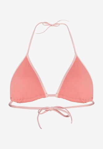 TOMMY HILFIGER Triangle Bikini Top in Pink: front