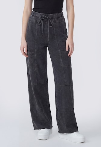 MYMO - regular Pantalón en negro: frente