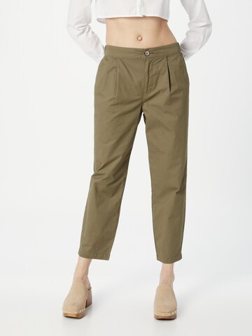 Regular Pantalon à pince Dorothy Perkins en vert : devant