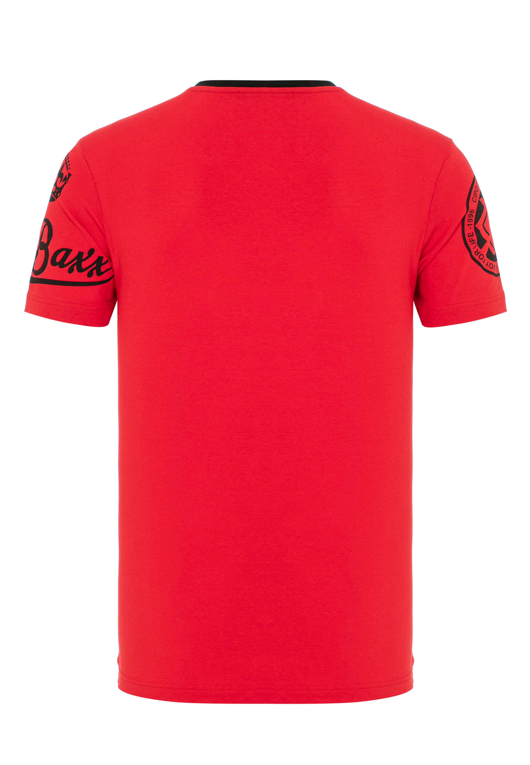 T-Shirt 'CT635' CIPO & BAXX en rouge