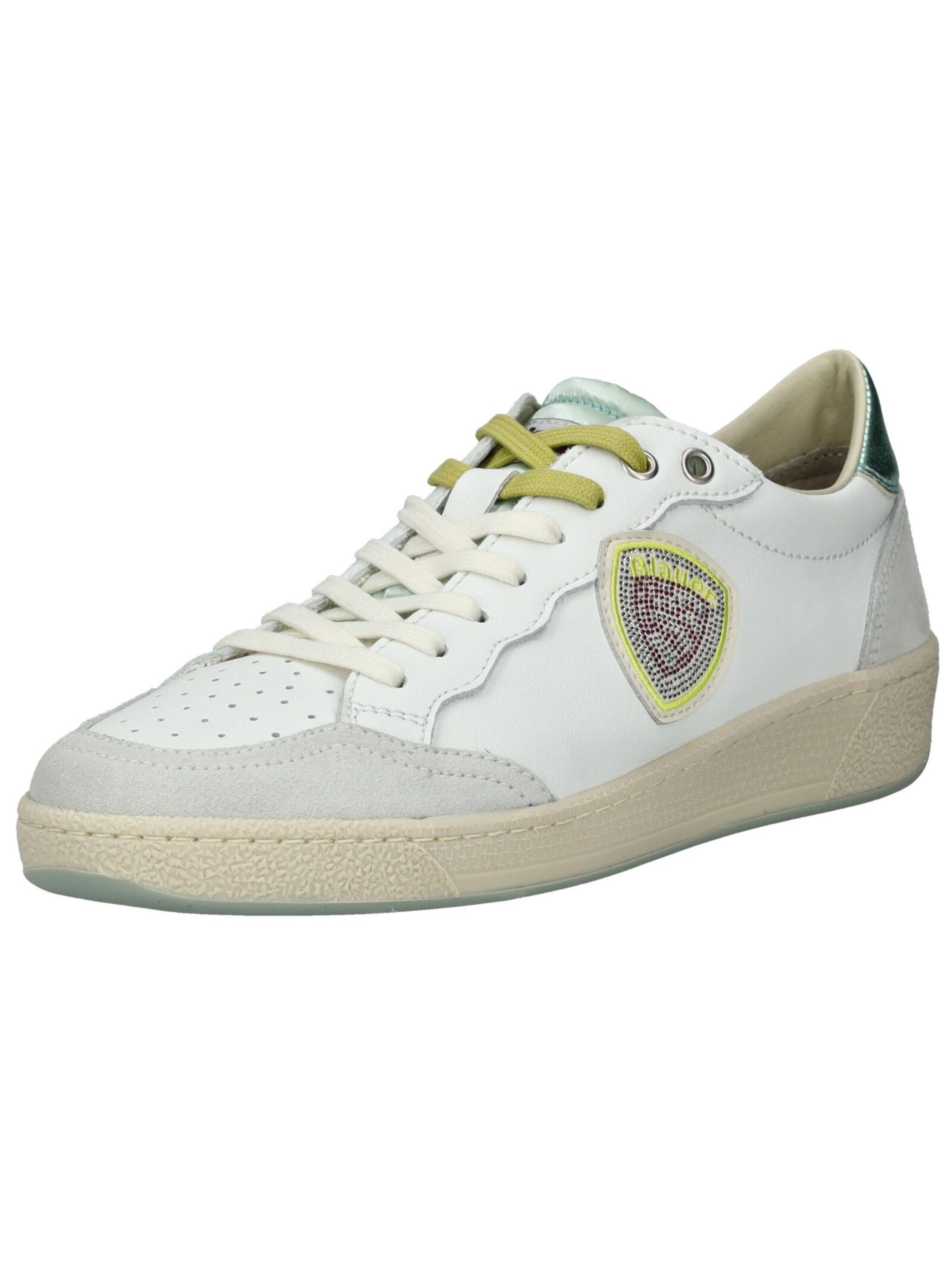 Baskets basses Blauer.USA en blanc : devant