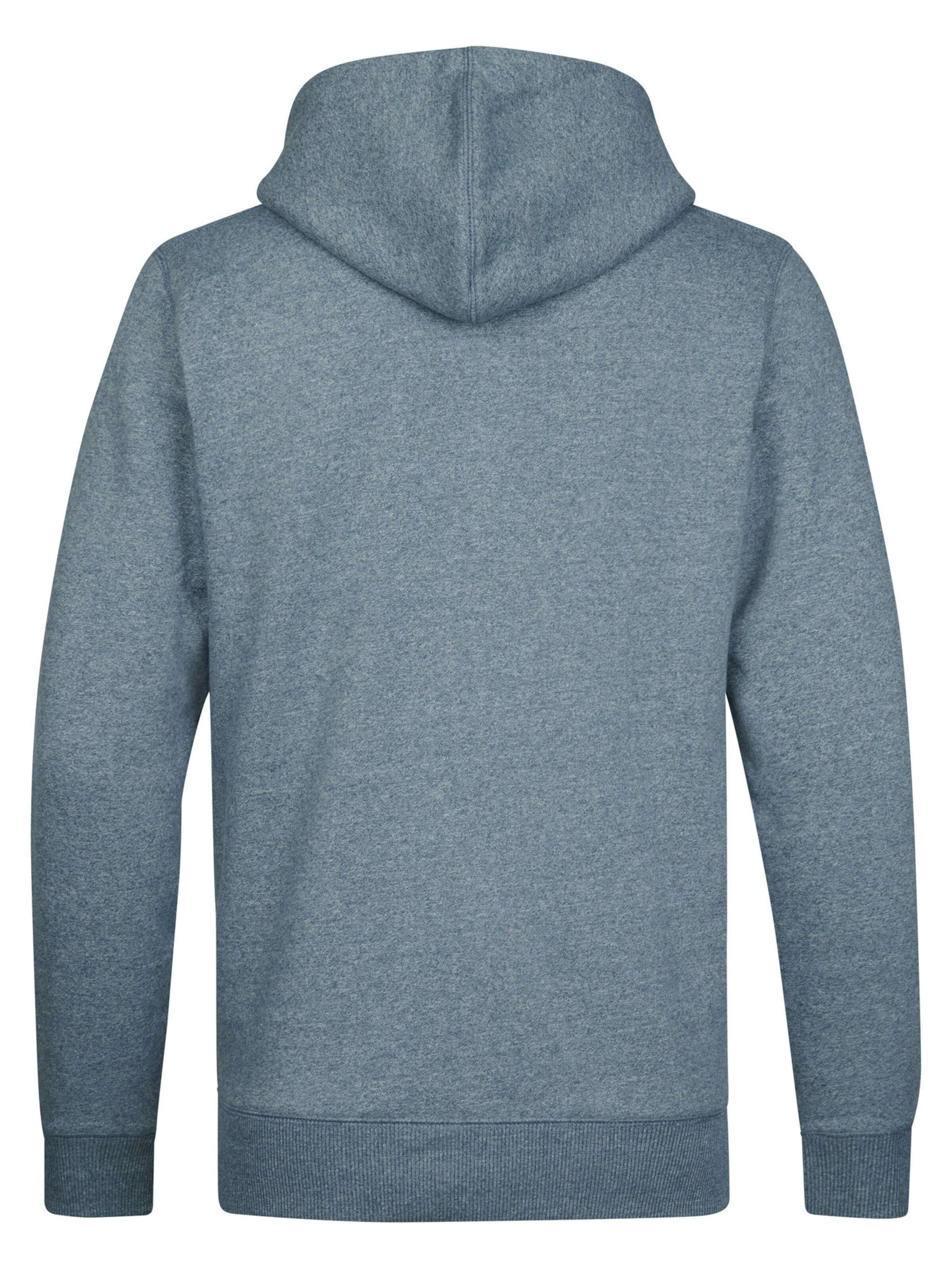 Petrol Industries - Sudadera con cremallera en azul