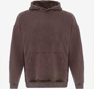 VAMOS CLO Суичър в кафяво: отпред