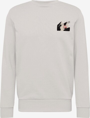 WESTMARK LONDON Sweatshirt 'Destination Alps' in Beige: voorkant